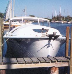 40 ft USN FRP-hull launch certified to carry 45 passengers